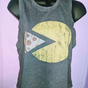 Vintage Pacman Pizza Eating Tank